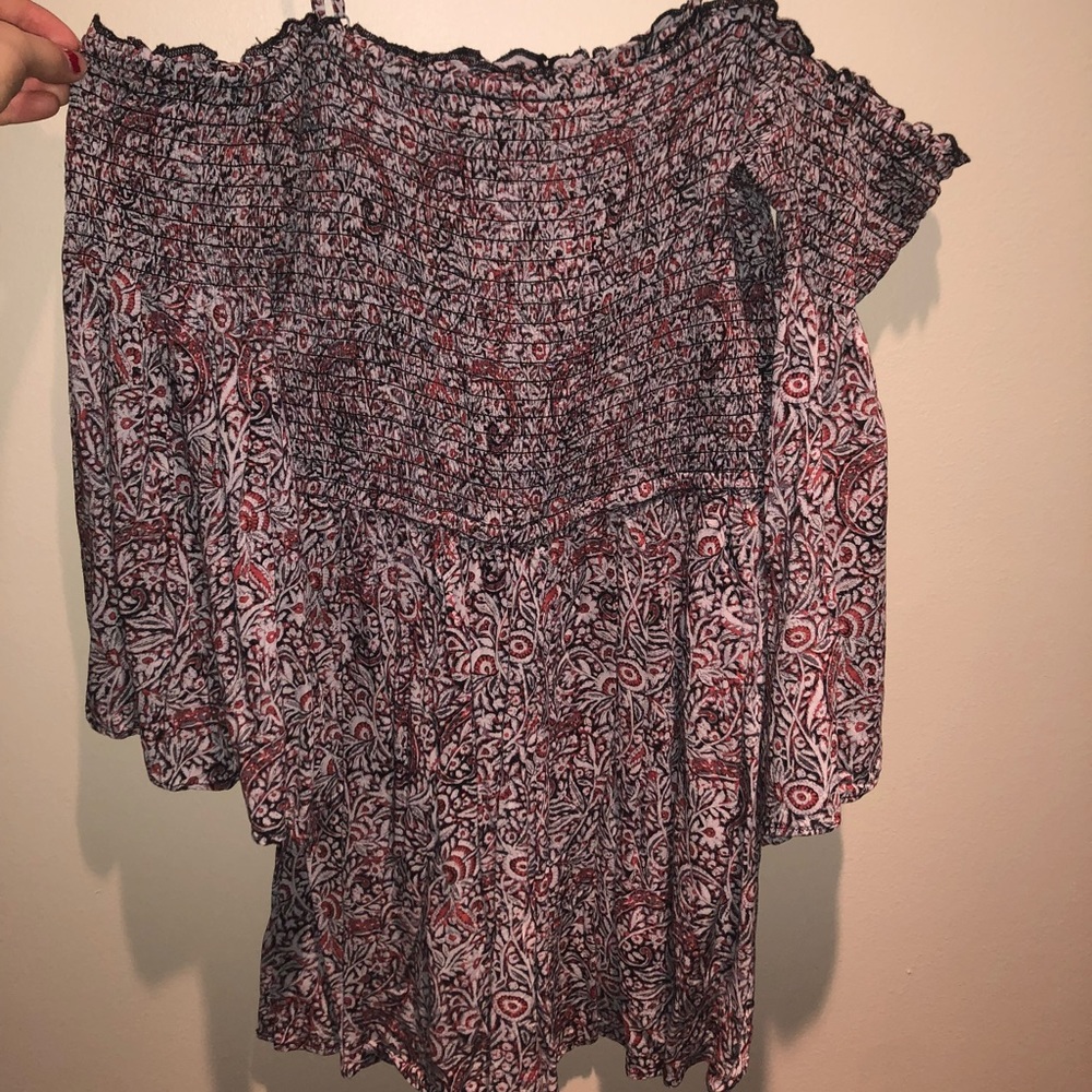 Paisley pattern romper